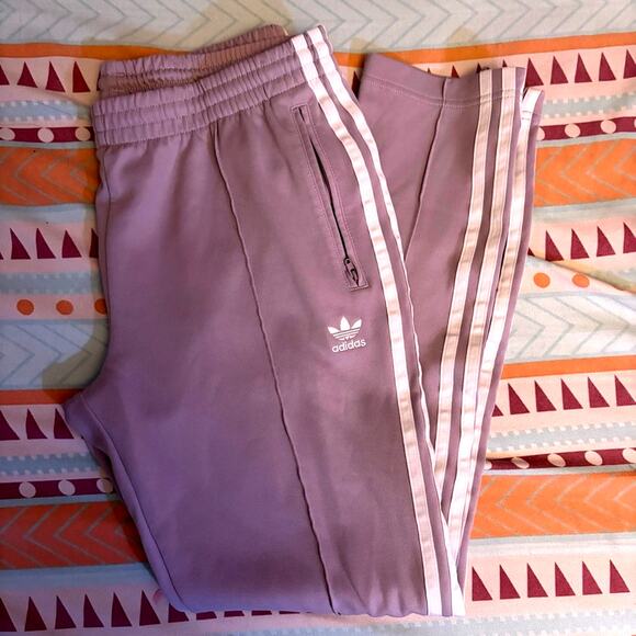 Adidas SST Lavender Track Pants | Size M | 3-Stripes | Vision Purple - Picture 2 of 3